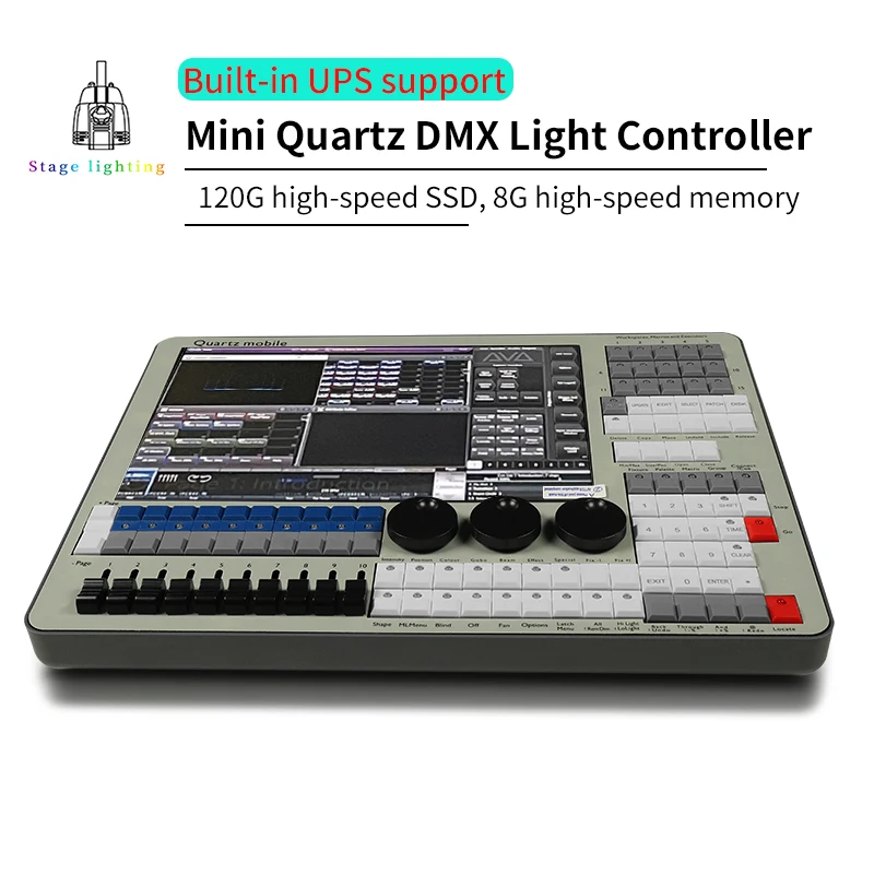 

Mini Quartz DMX Light Controller Titan V17 system controller console lighting high quality stage lighting console
