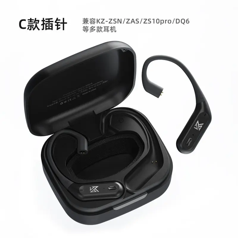 In-Stock Kz-Az09 Pro Wireless Bluetooth Ear Hook 5.2 Qualcomm Module 0.75 0.78 Pin Interface For Compatible Earphones