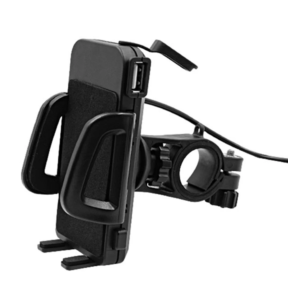 

Universal Motorcycle Phone Holder 360 Degree Rotating Bike Mount Extendable Arms Anti Slip Waterproof Usb Charging Port For Gps