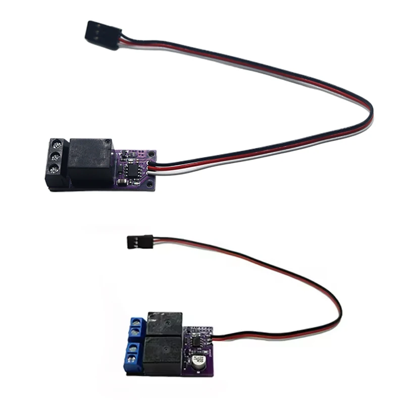 1PCS 5V Relay Module One Channel Servo Signal Input Controlling One-way/Two-way Electronic Switch for RC Model Airplane Car Boat