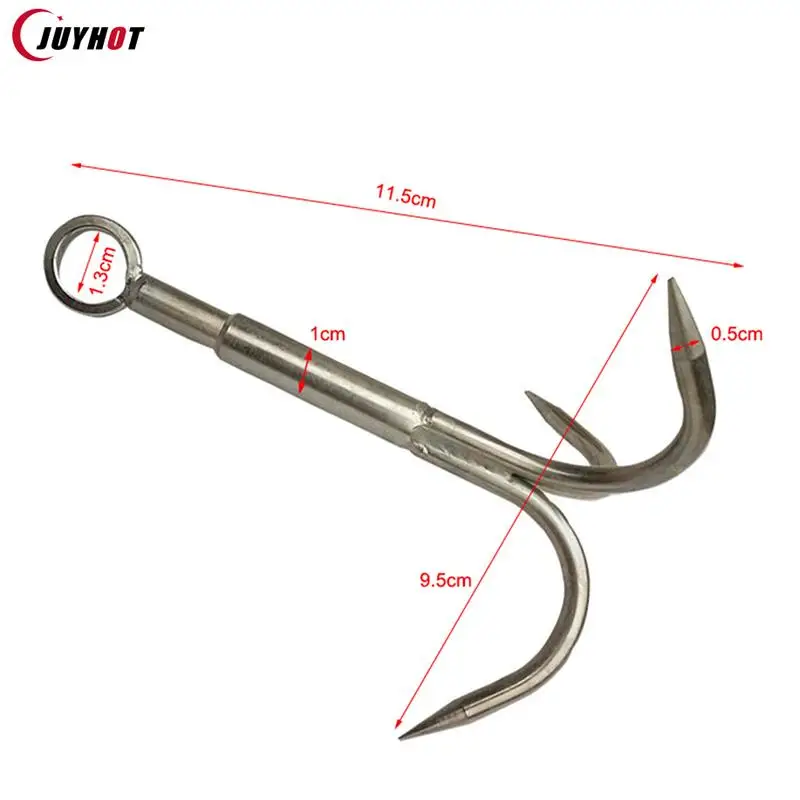 Hiking Stainless Steel Flying Claw Survival Carabiner Multifunctional Climbing Grappling Hook for Travel Outdoor Camping Fishing