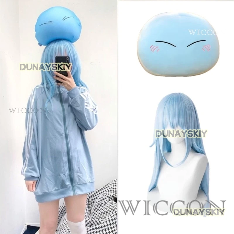 Rimuru Tempest Cosplay Anime That Time I Got Reincarnated As A Slime Costume Halloween Uniform Trench Wig Daily Set