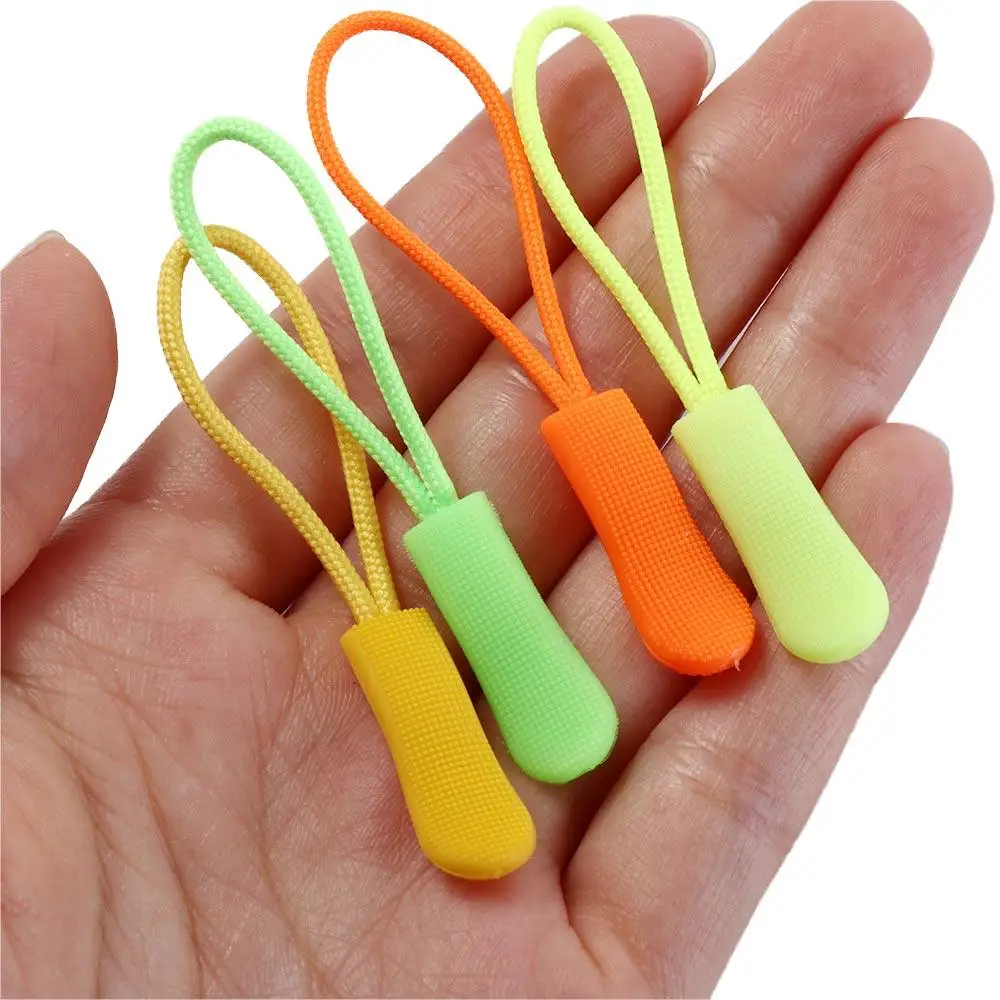 10 Stuks 10 Stuks Tent Reistas Kleding Zip Fixer Gebroken Gesp Rugzak Rits Trekkoord Fixer Zip Cord Rits Puller Rits Touwen