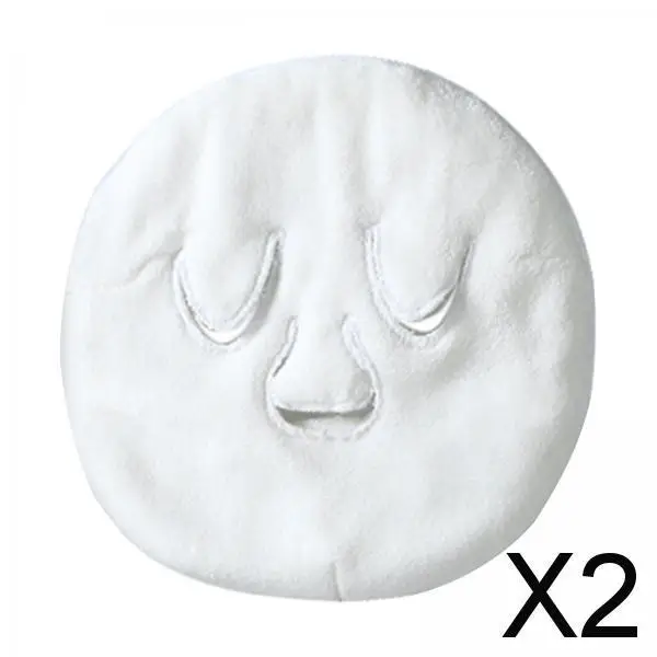 

2xFace Towel Mask Face Care Mask Multifunctional Moisturizing for Sport Women eye open tie rope