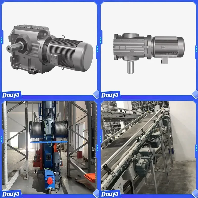High Torque 10HP 20HP Reductor S Series Geared Motor Reducer With Flange Torque Arm Right Angel Helical Worm Gear With Long