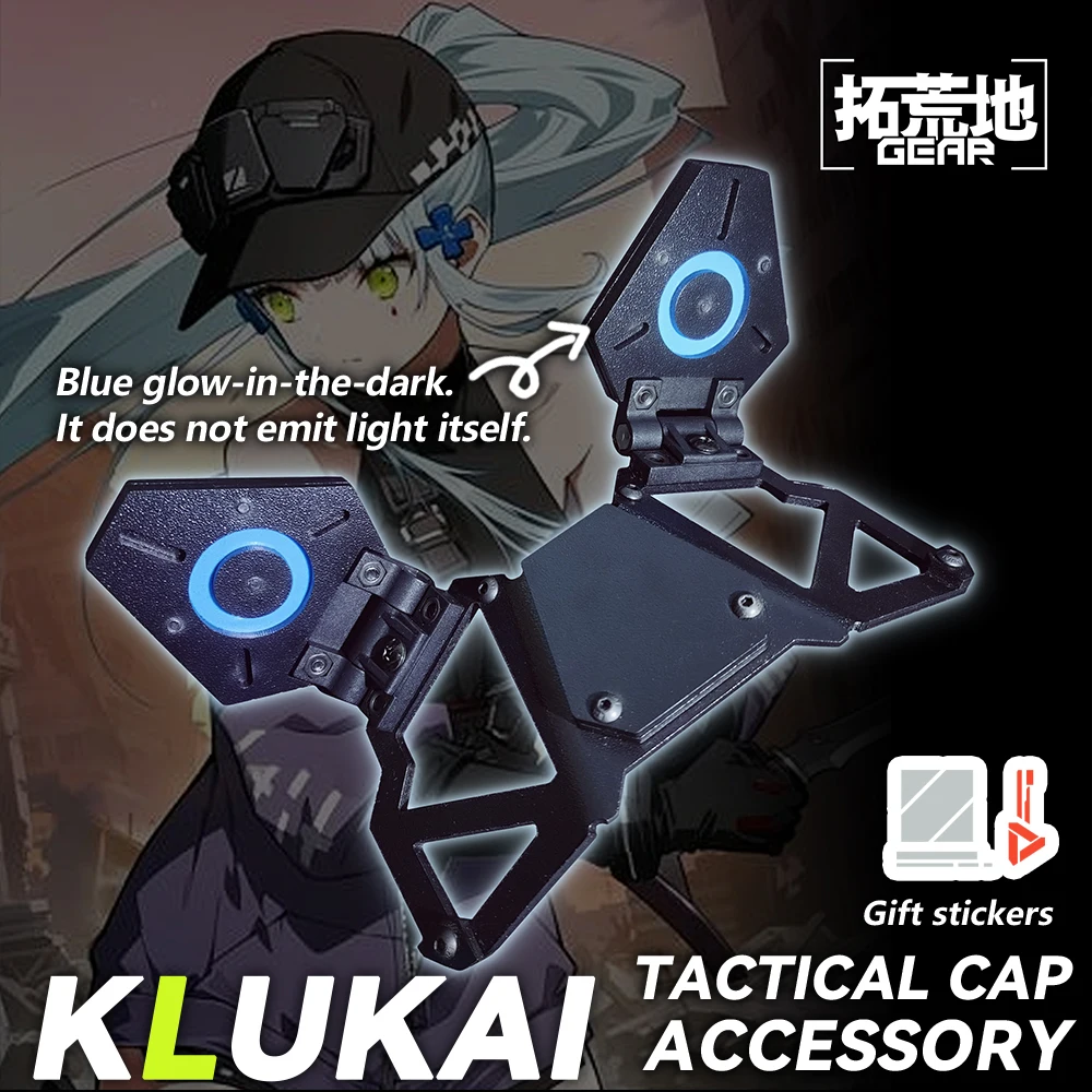 

KLUKAI Girls Cosplay Cap Accessory Folding cat ear function decorated 416 Frontline dolls props game fans gift EXILIUM