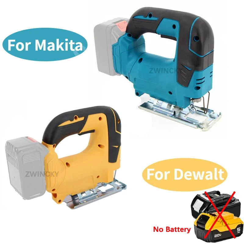 Portable Multi-Function Electric Cordless Jig Saw For Makita For Dewalt with 3 Variable Speed Adjustable Woodworking Power Tools