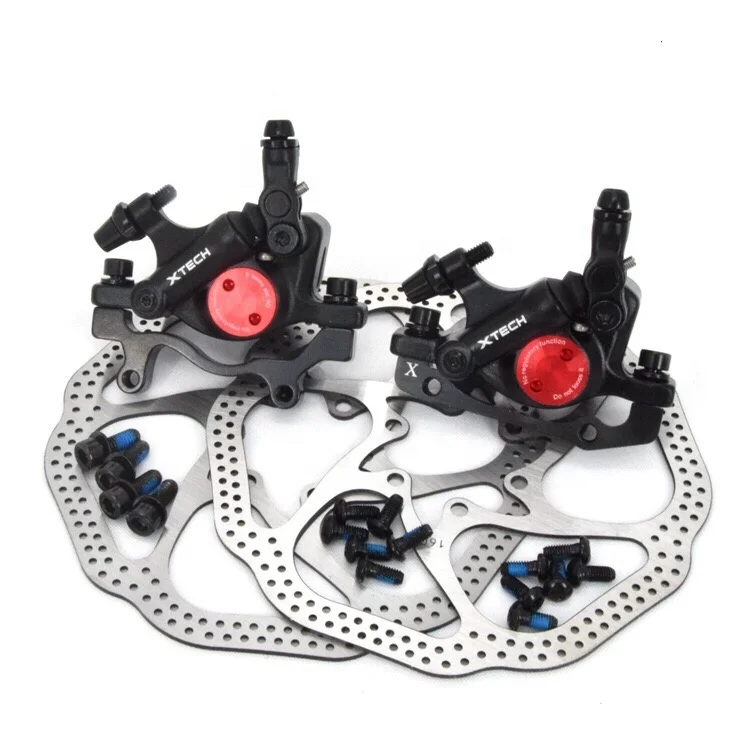 ZOOM MTB Road Line Pulling Hydraulic Disc Brake Calipers Front & Rear With Disc