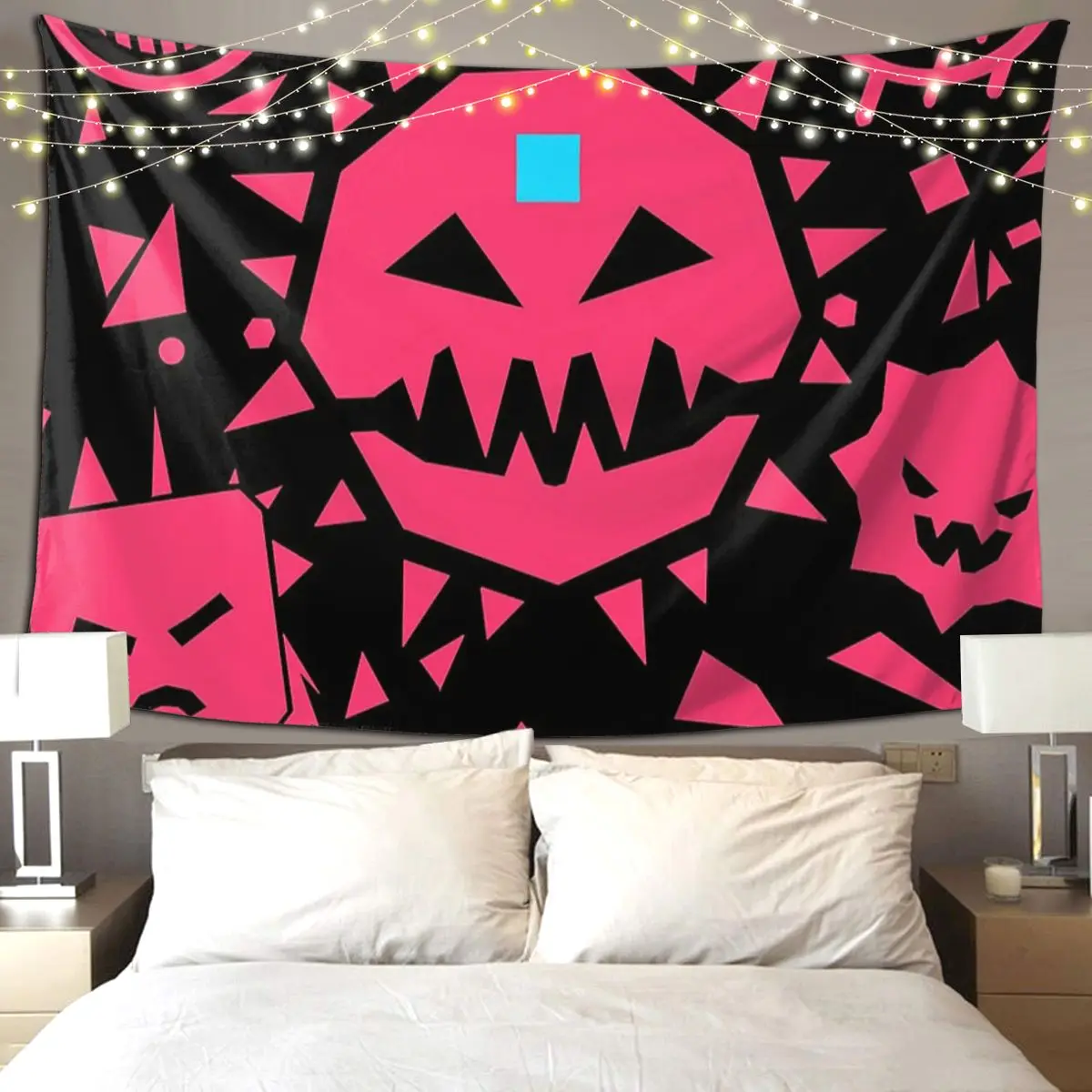 

Just Shapes And Beats Tapestry Art Wall Hanging Aesthetic Home Decor Tapestries for Living Room Bedroom Dorm Room