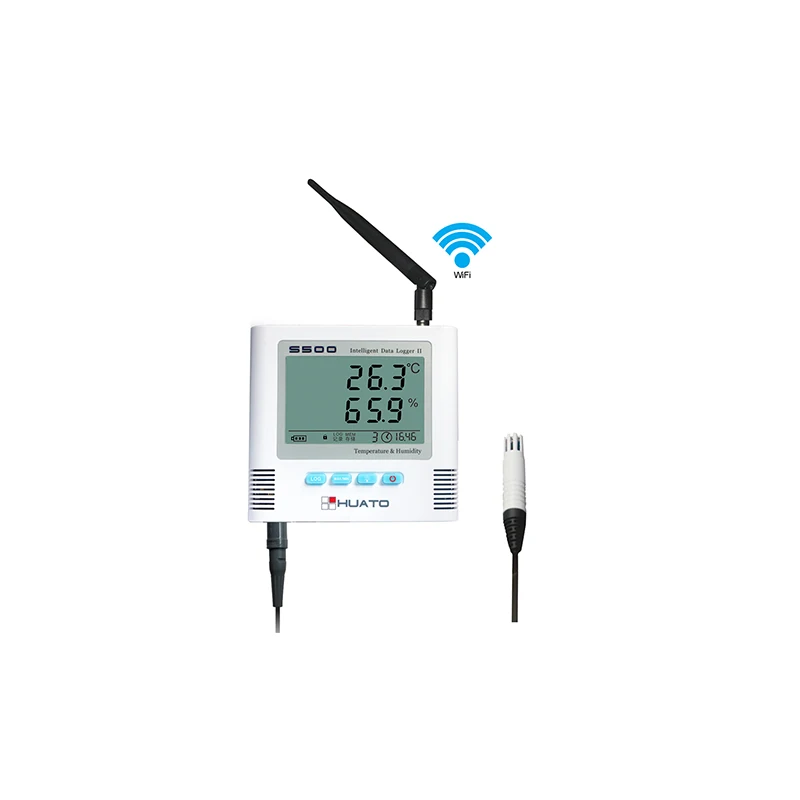 S500 WiFi Series إنذار الصوت والضوء اللاسلكي / مسجل بيانات درجة الحرارة إنذار البريد الإلكتروني #1