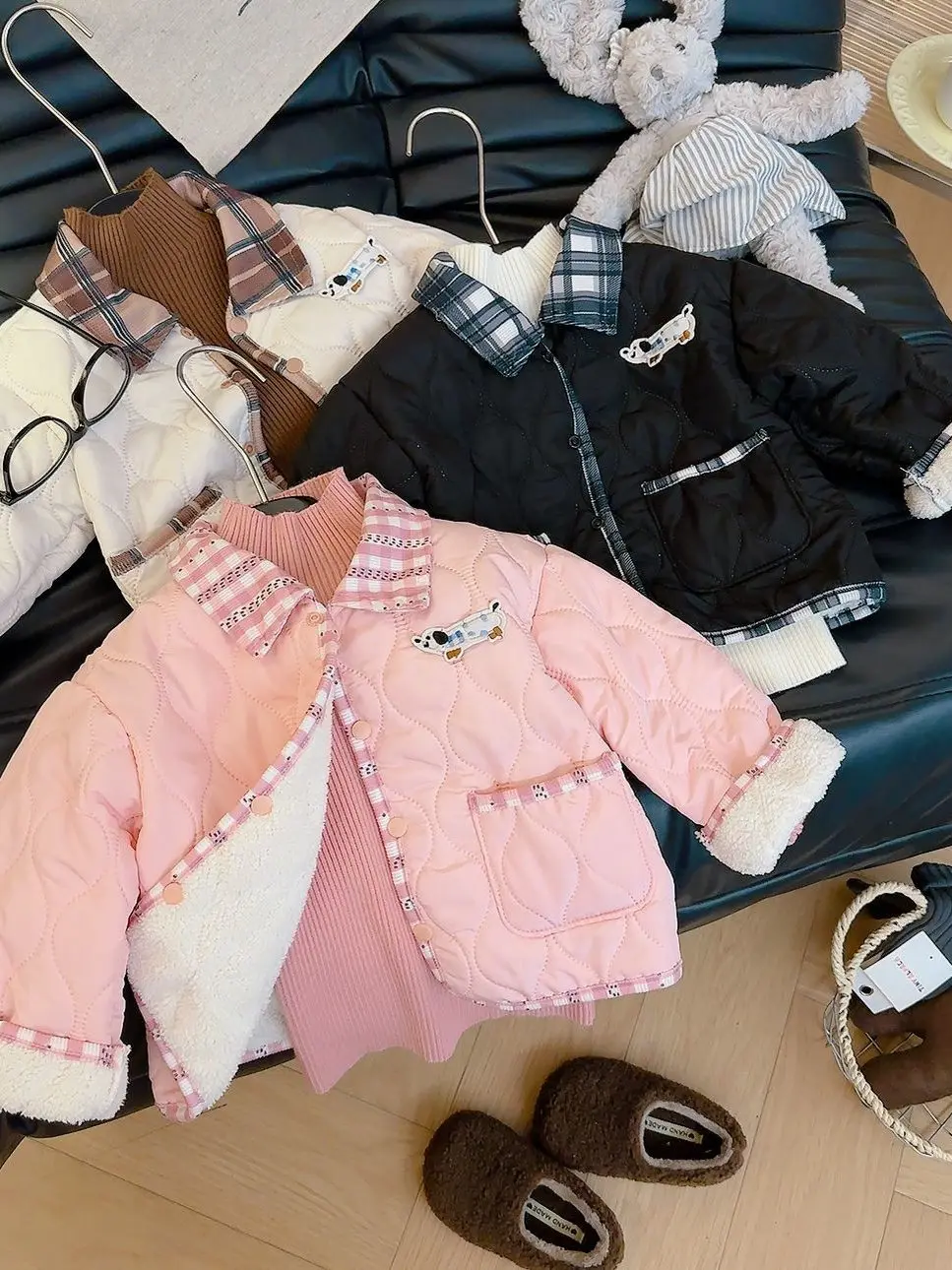 

Хлопковая куртка Thiened для девочек, зимняя одежда, корейское теплое водонепроницаемое хлопковое пальто на подкладке, верхняя одежда