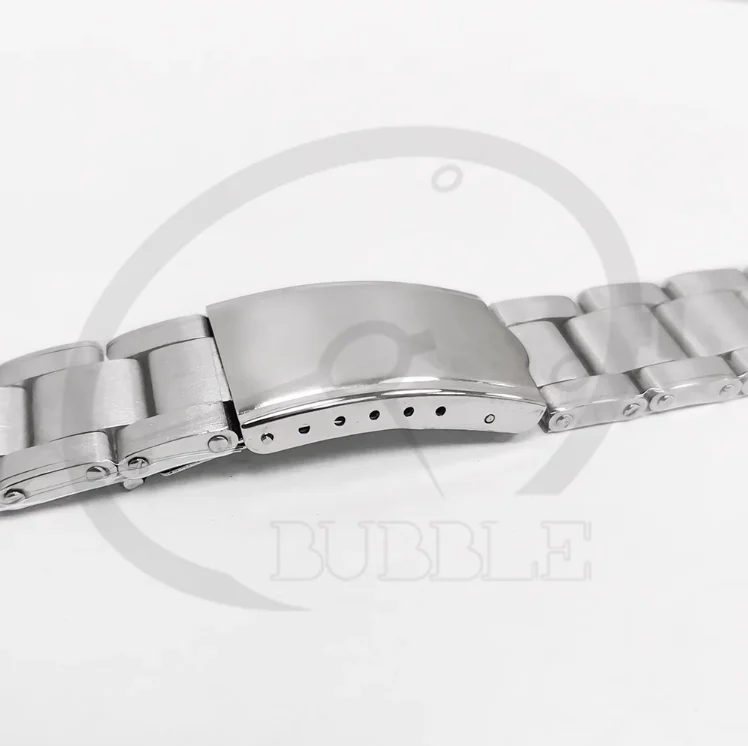 Imagem -05 - Ver Band Strap Rebite Parafusos Curvados Oyster Pulseira Fit para Rlx 20 mm 316l Aço Inoxidável