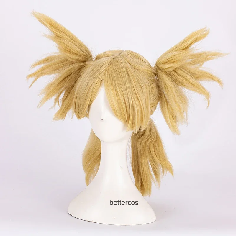 Temari Nara Cosplay Wig Golden Blonde Heat Resistance Synthetic Hair Wig Wig Cap