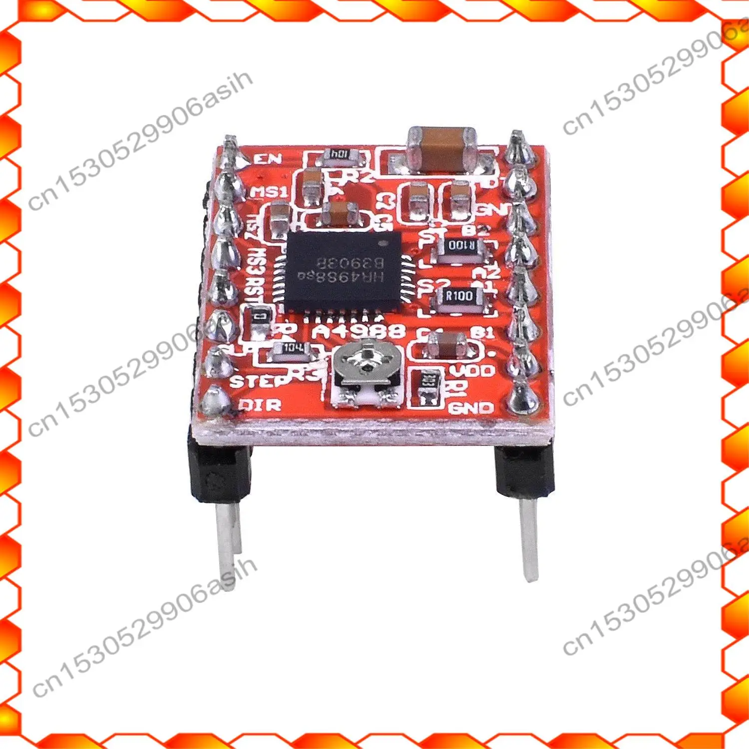 -AT52 5 قطعة A4988 Stepstick محرك متدرج نموذج مشغل مع بالوعة الحرارة للطابعة ثلاثية الأبعاد Reprap مناسبة