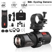 S20+ 4K 30FPS Action Camera Motorcycle Bike Helmet Camera Outdoor Waterproof Sport DV WiFi Video Recorder Car DVR Camcorder