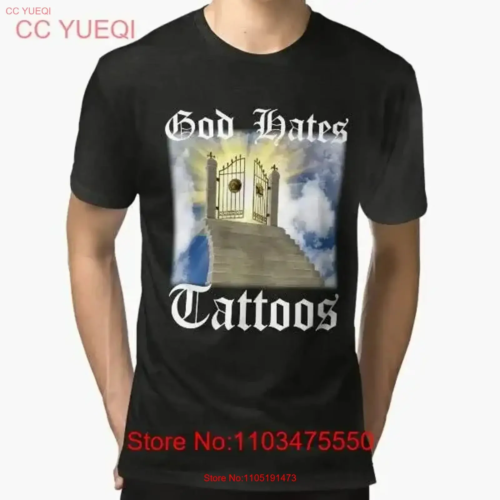 God Hates Tattoos Лучшая футболка винтажная стираная повседневная стильная футболка для повседневной одежды homme Дышащая модная винтажная футболка с графикой