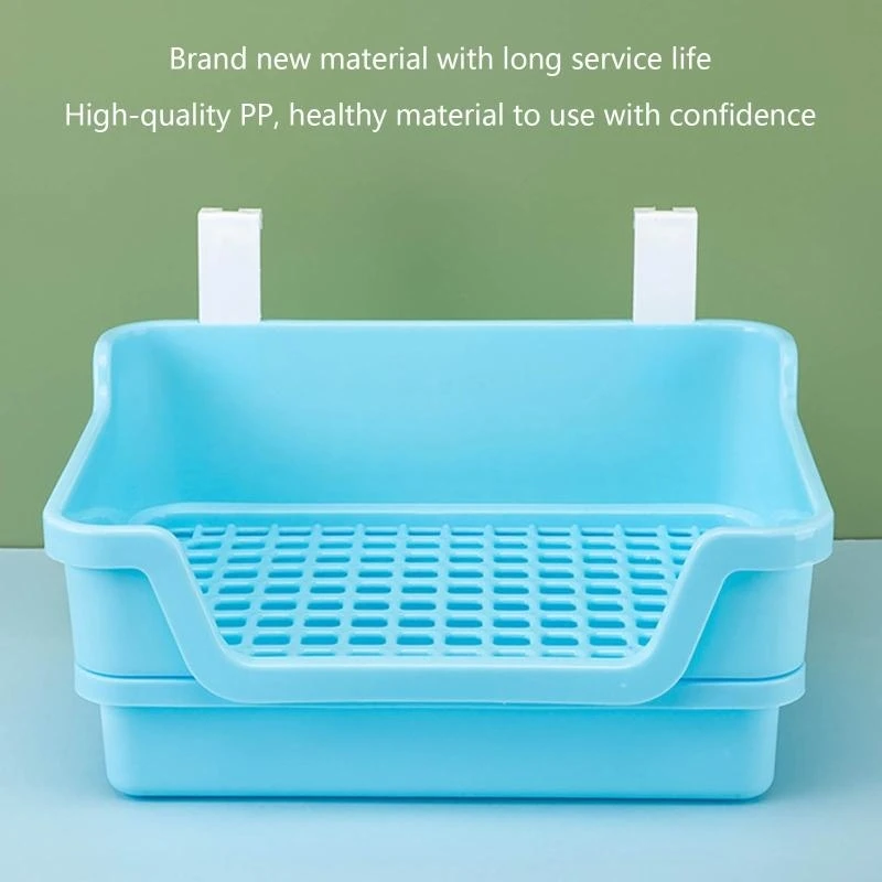 Large Rabbit Litter Box Trainer Rabbit Toilet for Chinchilla Ferret Galesaur Small Animal Potty Bunny Litter P