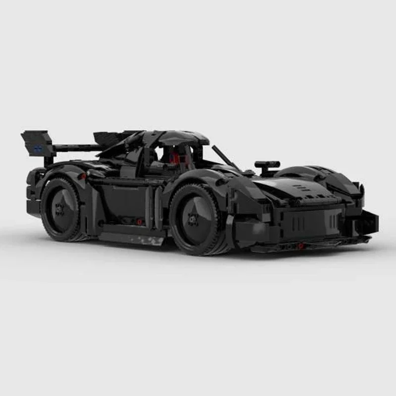 Tijolos técnicos moc supercar modelo velocidade campeão gt blocos de construção modulares presentes brinquedos para crianças conjuntos diy montagem