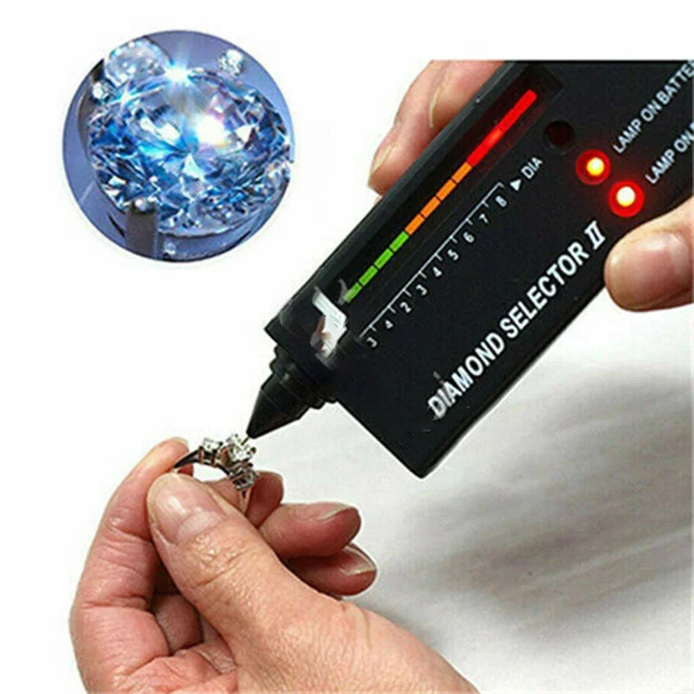 Diamond Tester Gemstone Testing Kit Digital Electronic Tester Jewelry Diamond Tester Kit Detector Identification Device