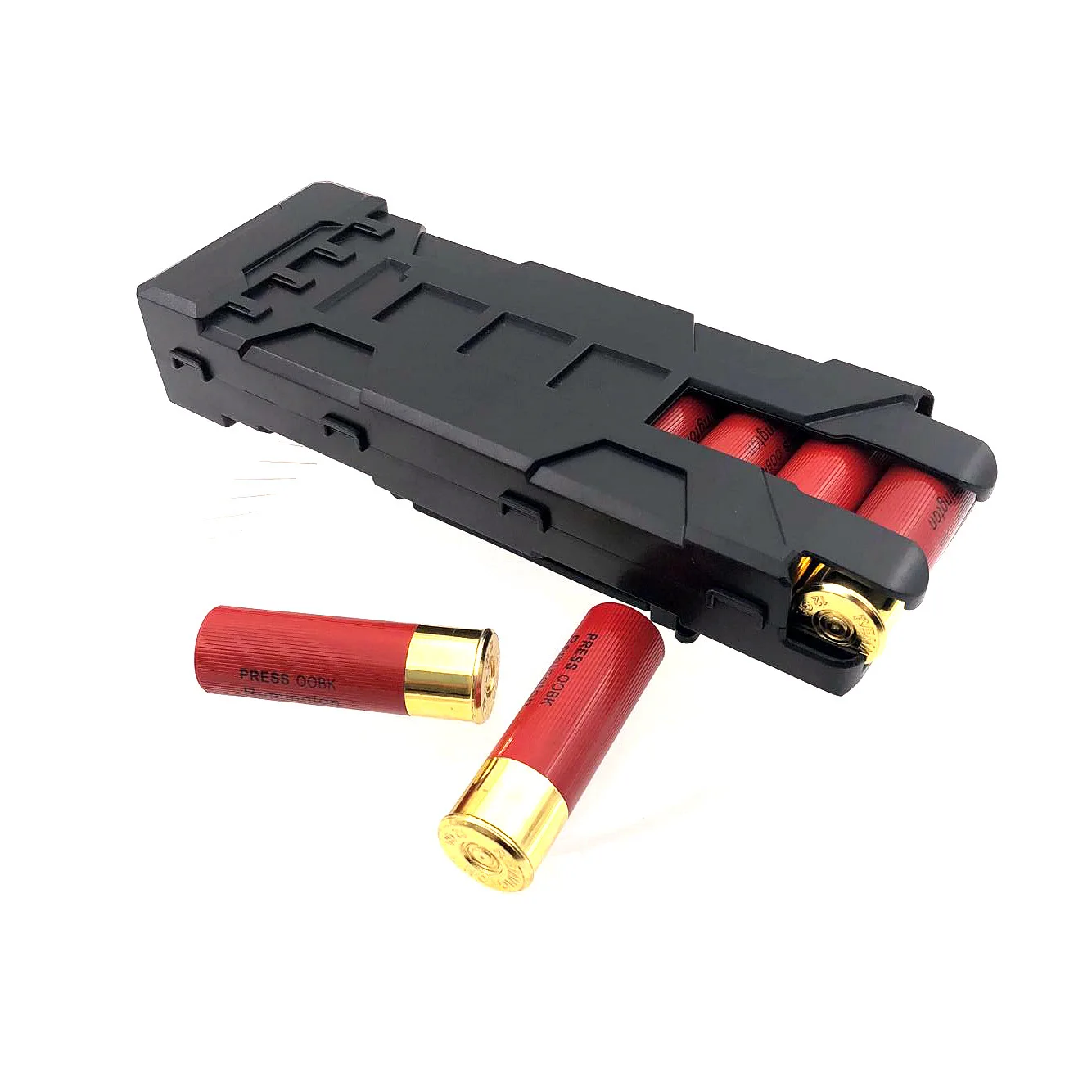 Tactical Molle Shotgun Shell Pouch 10 Rounds 12 Gauge Reload Shells Magazine Box Hunting Vest Accessories Bullet Ammo Holder