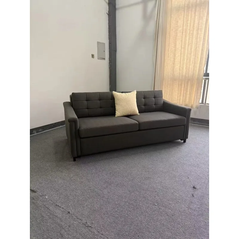 Hotel Queen Size L-Shaped Combination Sofa Lounger Sleep Sofa for Home Office & Hospital Use Minimalist Fabric Design