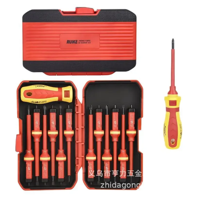 

Electrician Insulated Screwdriver Set Multifunction Phillips Flathead Torx Strong Magnetic Driver Household Tools