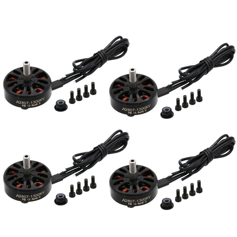 4PCS Uangel A2807 2807 1800KV 4S 1500KV 1300KV 6S Brushless Motor For FPV Freestyle 7inch FPV Parts