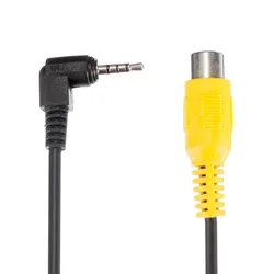 Adaptateur de câble vidéo AV 2.5mm, prise mâle vers RCA femelle, pour GPS et caméra arrière