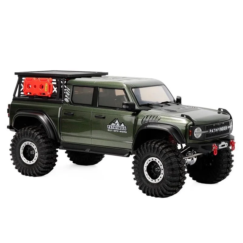 

Радиоуправляемый электрический внедорожник RGT EX86150 Pathfinder 1/10, 4WD, 2 скорости, с реверсом, портальными мостами, соединенными фарами, блокировкой переднего и заднего дифференциалов