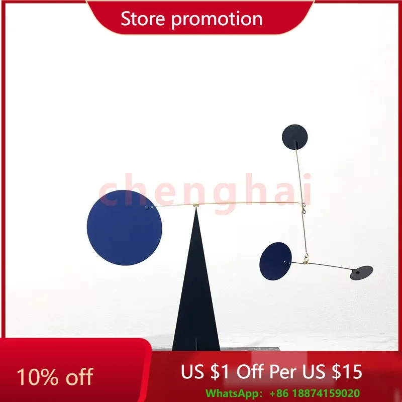 

Modern Minimalist Balance Dynamic Geometric Ornaments Morandi Metal Soft Furnishings Household Art Decoration