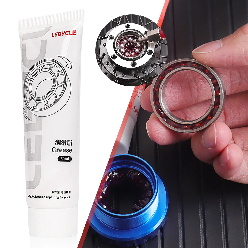 1-6pcs Mountain Bicycle Lubricant Oil Hub Bottom Bearing Grease Bicycle Lubricant Injector Mountain Bike Oil Lubricant Accessory