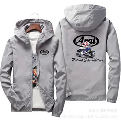 Herfst 2024 nieuwe heren Arai-Chaqueta hooded rits zonnebrandcrème outdoor vrijetijdsbesteding mode sport motorfiets cross-country windjack