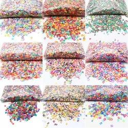 10-20g Polymer Hot Clay Fruit Love Flower Soft Pottery Slice Crafts DIY Mobile Phone Case Decorative Slime Accessories 3-7mm