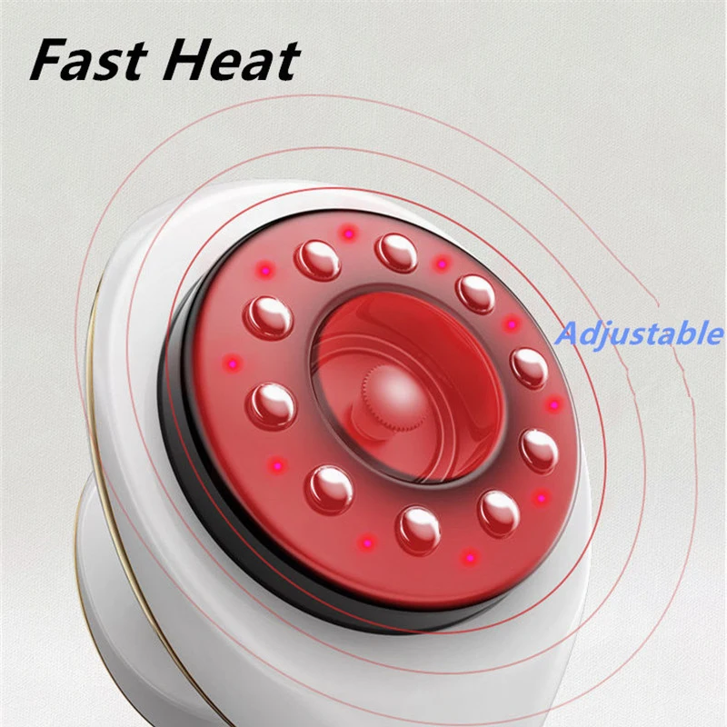 Home Electric Guasha Scraping Massage Cupping Body Massager Vacuum Cans Suction Cup Heating Anti-Cellulite Gua Sha Massager New