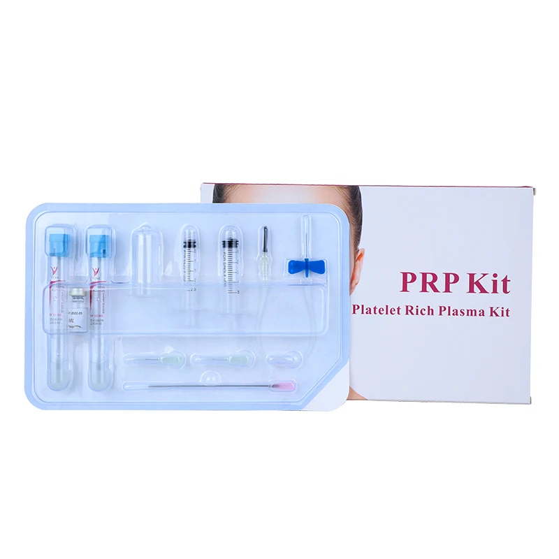 10ml PET material Blood Test prp kit Disposable medical PRP kit tube prp kit for facial