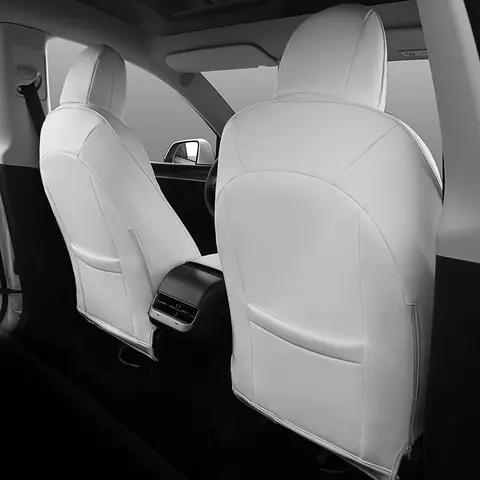 테슬라 모델 3 Y 자동차 시트 커버 가죽 시트 커버 풀 세트 랩 방수 슬립 온 액세서리 맞춤형 2023 2022 2021 2020