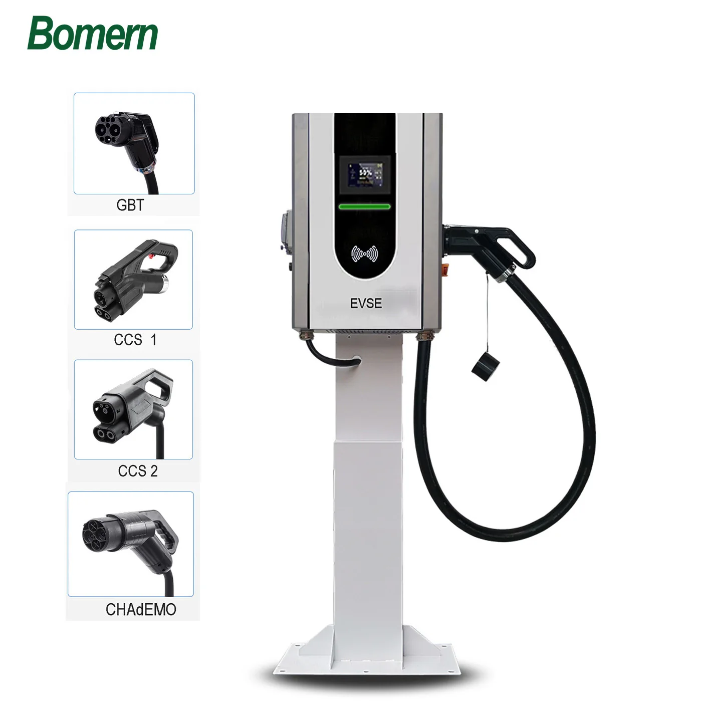 40kw GBT CCS2 Wall DC Charger Electric Vehicle Charging Piles With OCPP For Home Use Fast And Convenient Charging