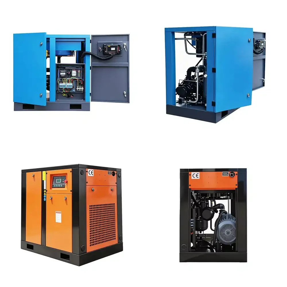 

Высокоэффективный винтовой воздушный компрессор для промышленного использования, 10 л.с., 15 л.с., с фиксированной скоростью, для заводских цехов, для сжатого воздуха