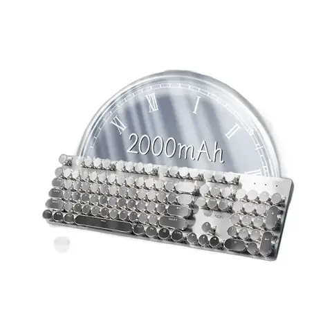 104 key three mode retro punk style game and office mechanical keyboard and mouse set steampunk keyboard