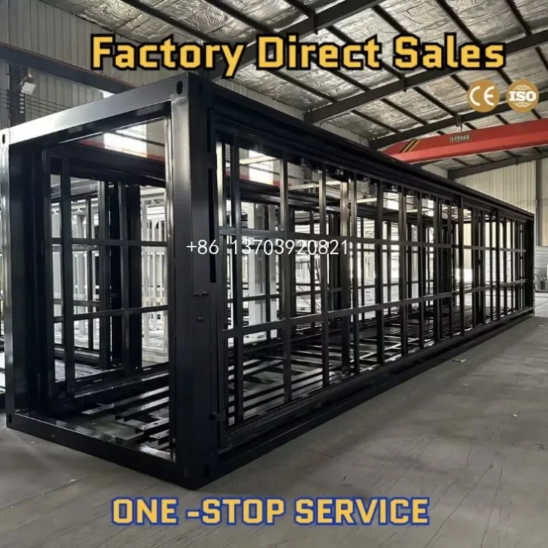 High Quality Price Houses Expandable Container House 40ft for Temporary Shop Expandable Container House Usa