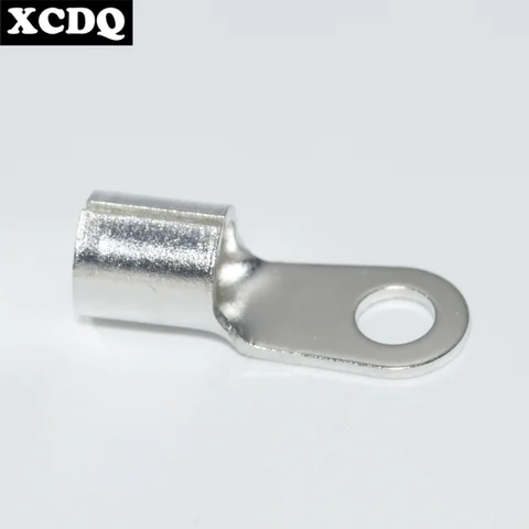 100pcs RNB Brass Ring Bare Terminal Block Connector Cable Lugs Wire Crimping Tips Electrical Connection Strips 12V 2.5mm 4mm 6mm 10 best sales 12v terminal - №6