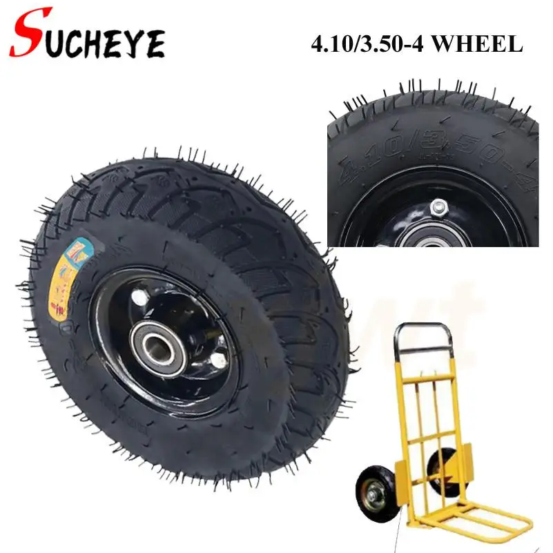 

High quality 4.10/3 50-5 thickened wheel 3.50-5 tiger tires 10 inch thickened pneumatic tires