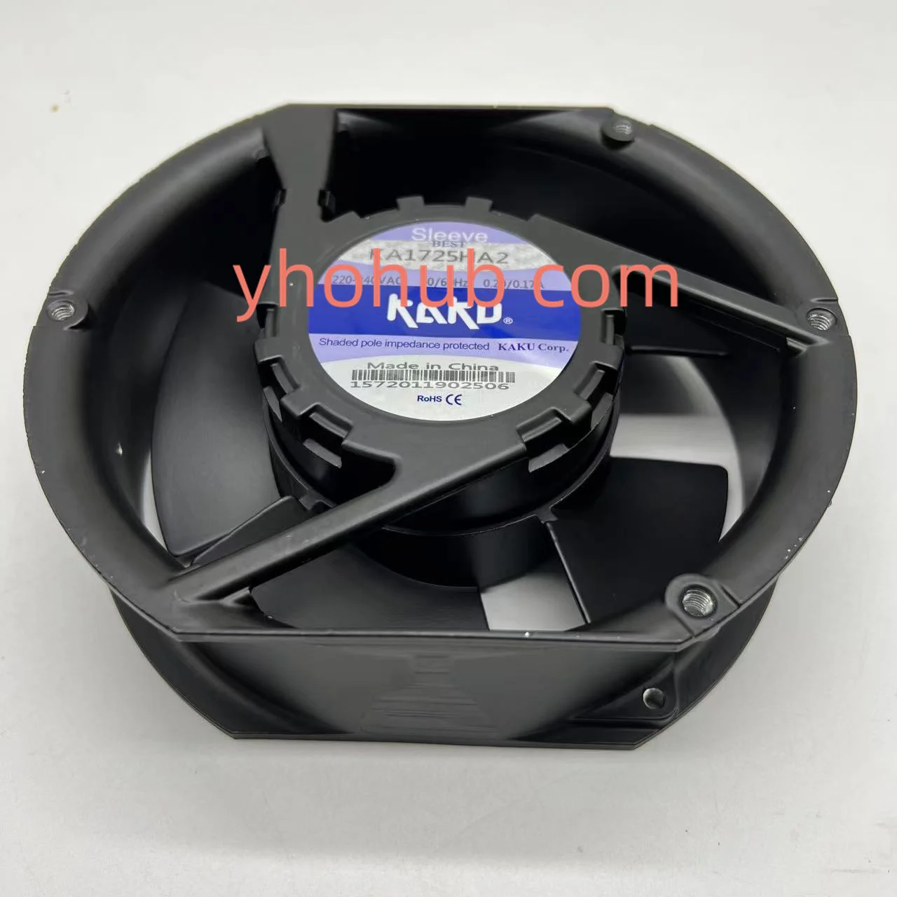 

KAKU KA1725HA2 AC 220/240V 0.20A 0.17A 172X172x51 Server Cooling Fan