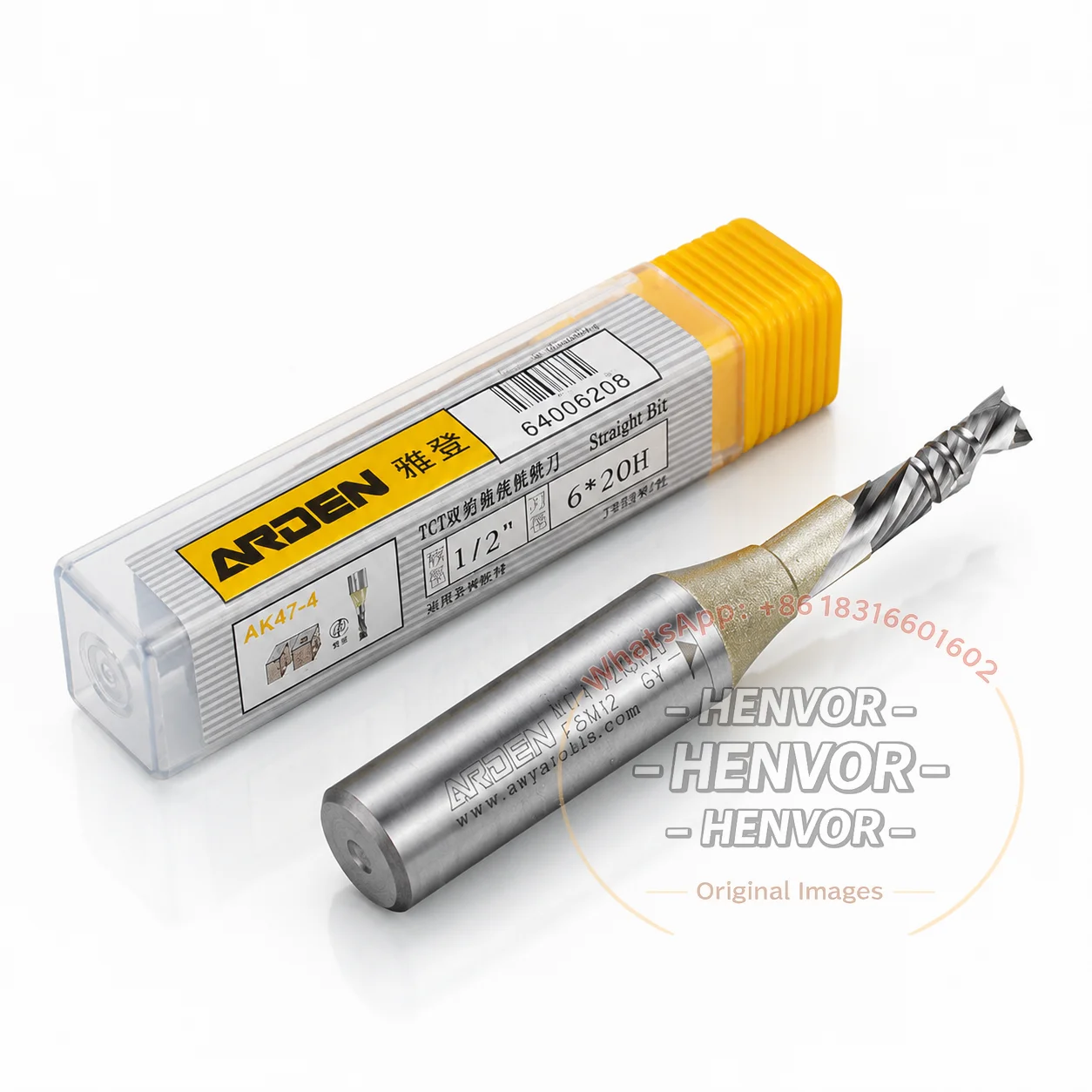 AK47-4 ARDEN Compression Bit  Carbide Spiral Router Bit Double Veneer Cutting Bit CNC Engraving Machine Woodworking Cutting Tool
