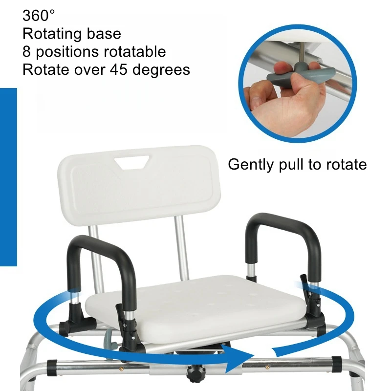 

Bathroom stool, rotating bathtub chair for the elderly, shower chair for the disabled, shower chair for pregnant women