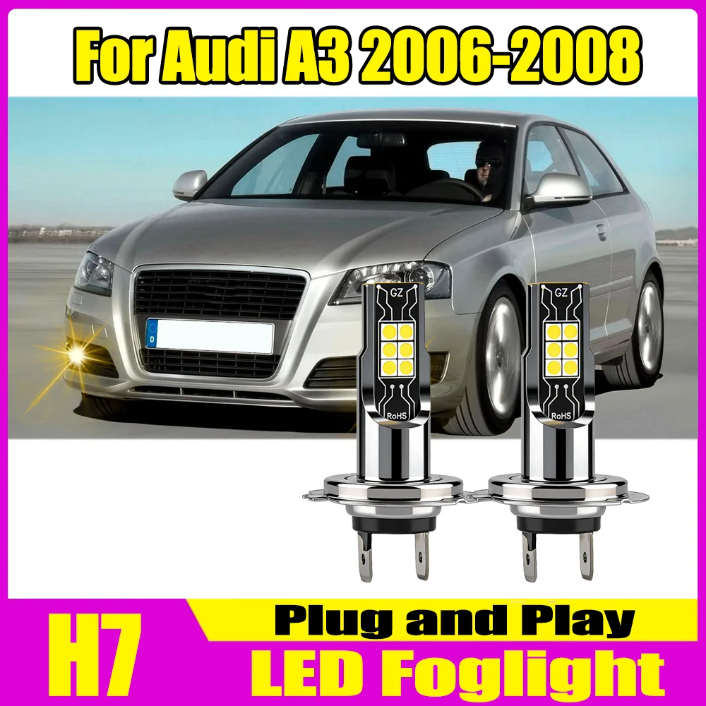 2x-lampadas-led-h7-de-alta-potencia-100w-para-farois-de-neblina-automotivos-luzes-amarelas-quentes-3000k-canbus-sem-erros-plug-and-play-para-audi-a3-2006-2007-2008