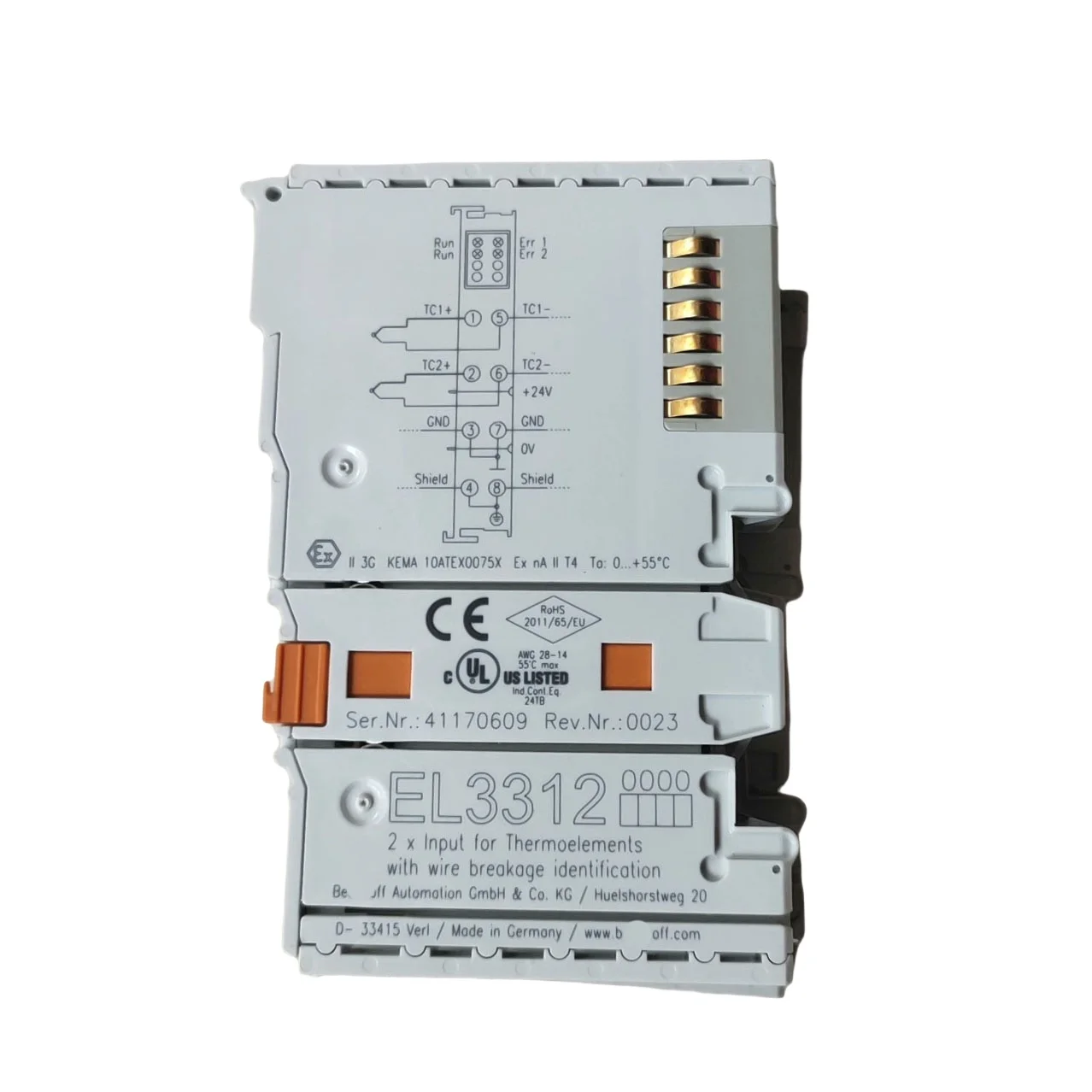 Рисунок 3 - EL3312 EL 3312 Терминальный 2-канальный
