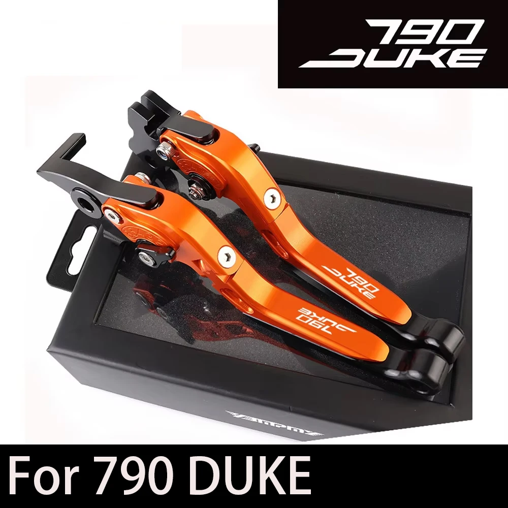 790 Duke Brake Clutch Lever For 790 Duke Foldable Extendable Adjustable Handle Control Brake Levers Aluminum Alloy