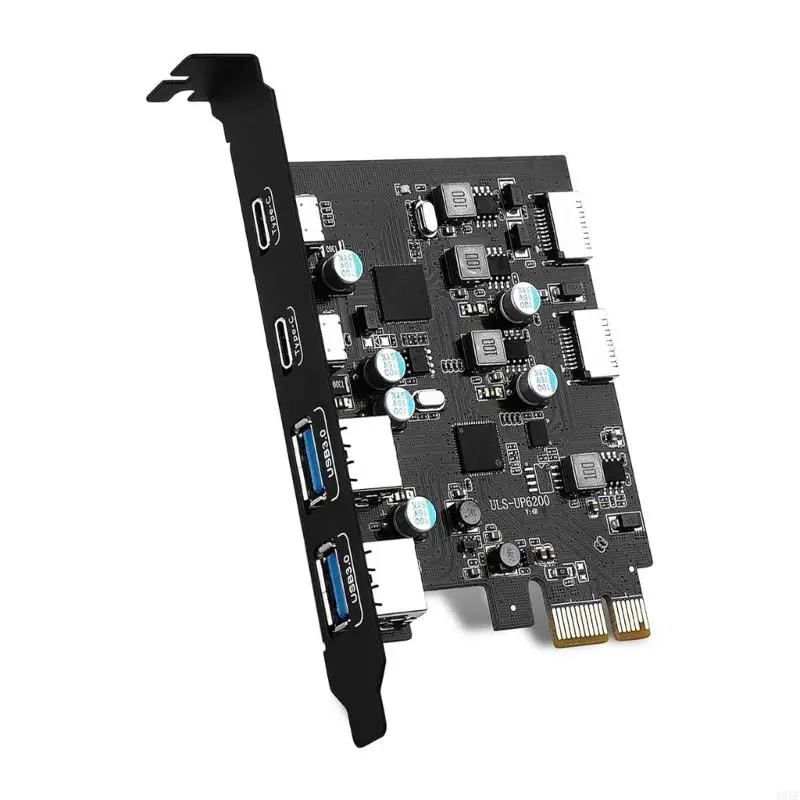 

B0KF 6 PORT USB PCIE CARD (2X USB C 2X USB A) PCIE USB CARD ПК ПК
