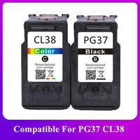 Ink Cartridge for Canon PG-37 CL-38 PG 37 CL 38 PG37 CL38 PIXMA MP140 MP190 MP210 MP220 MP420 IP1800 IP2600 MX300 MX310 Printer